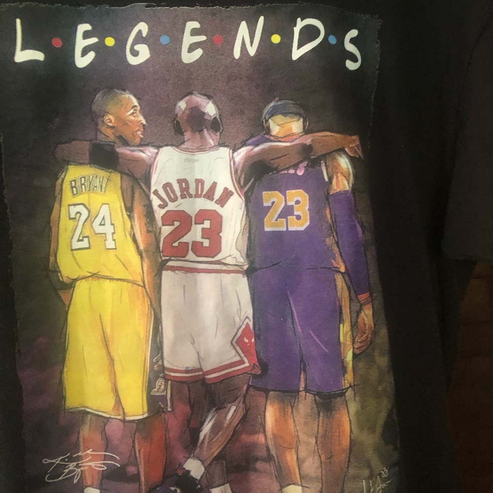 LEGENDS Graphic Short Sleeve Tee - Black